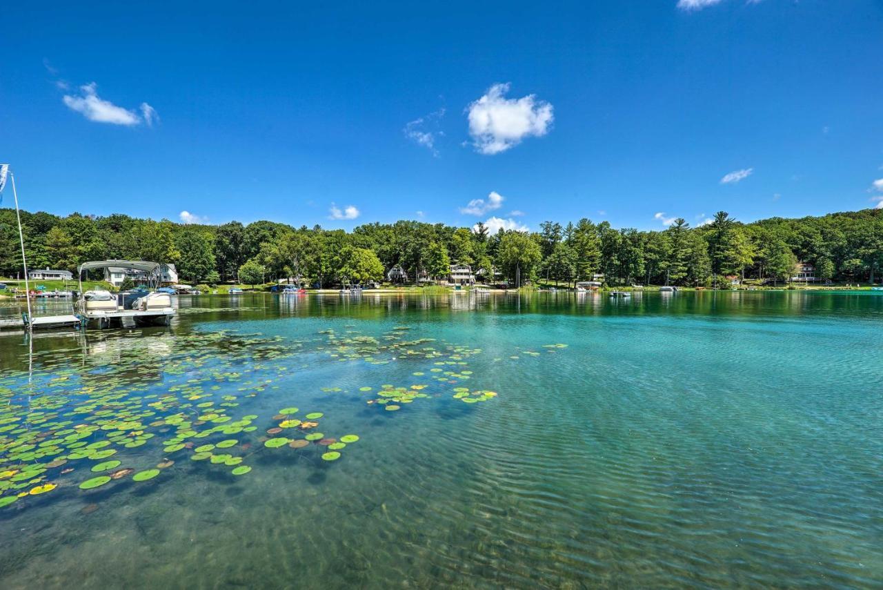 Lakefront Newaygo Home - Private Dock, Kayaks Екстер'єр фото